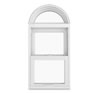 Round Top Double Hung Mullion Replacement Window