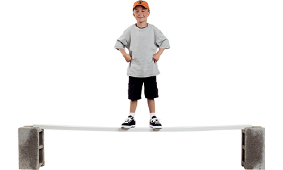 Boy standing on Ultrex